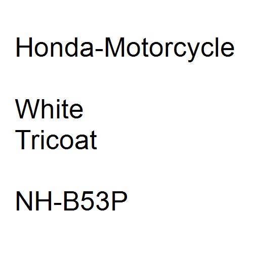 Honda-Motorcycle, White Tricoat, NH-B53P.